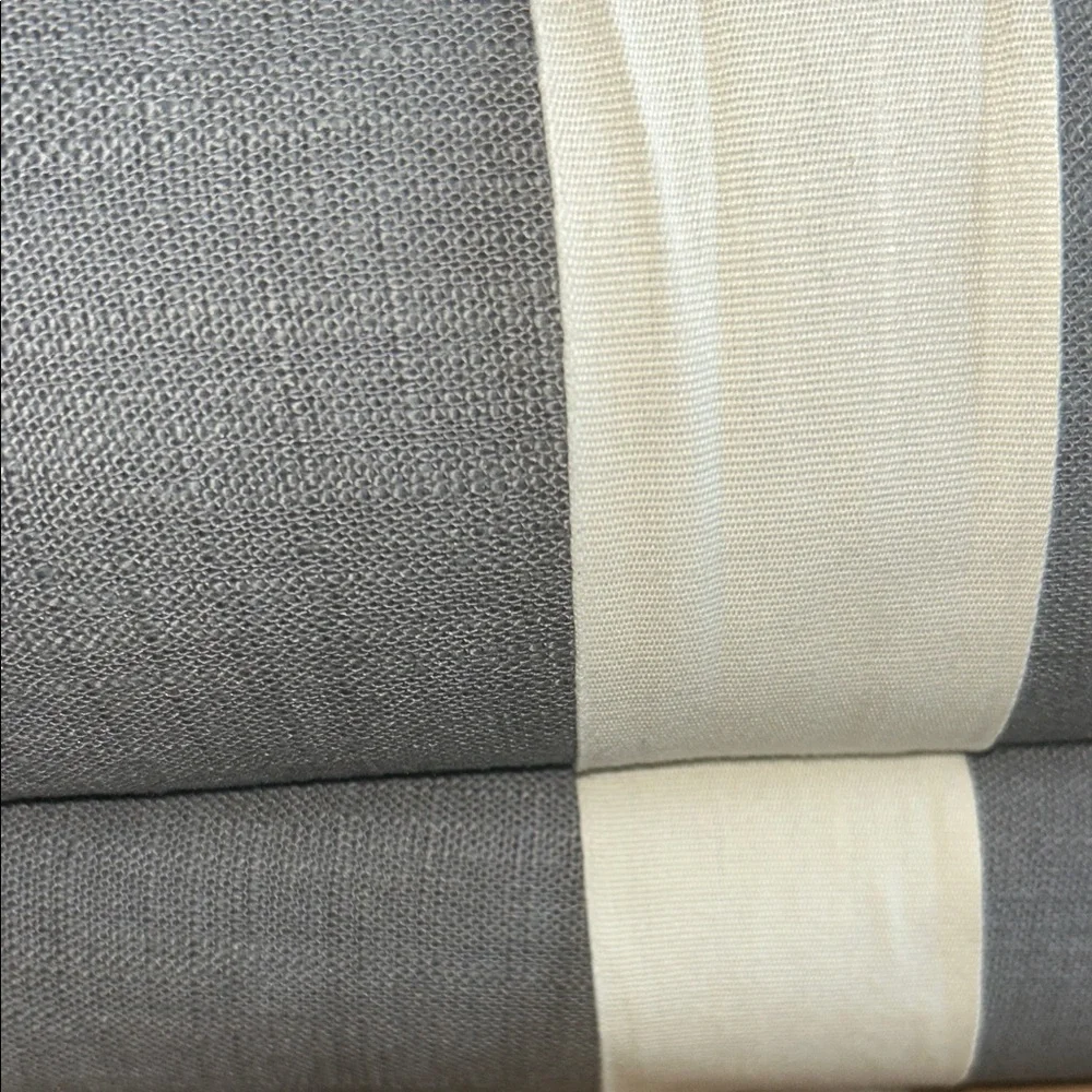 Casaluna King Heavyweight Linen Blend Duvet Cover Set in Gray